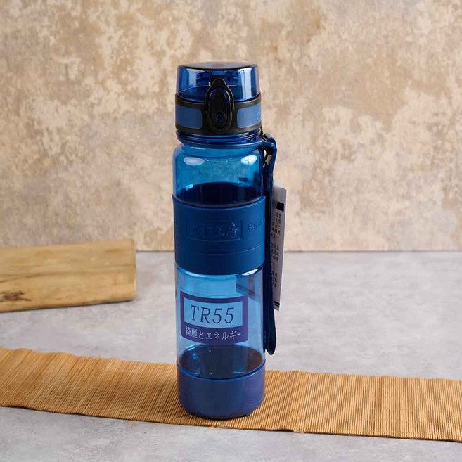 太和工房 TR55運動水壺 安全材質 輕巧便攜 時尚設計, 深藍色, 700ml, 1個