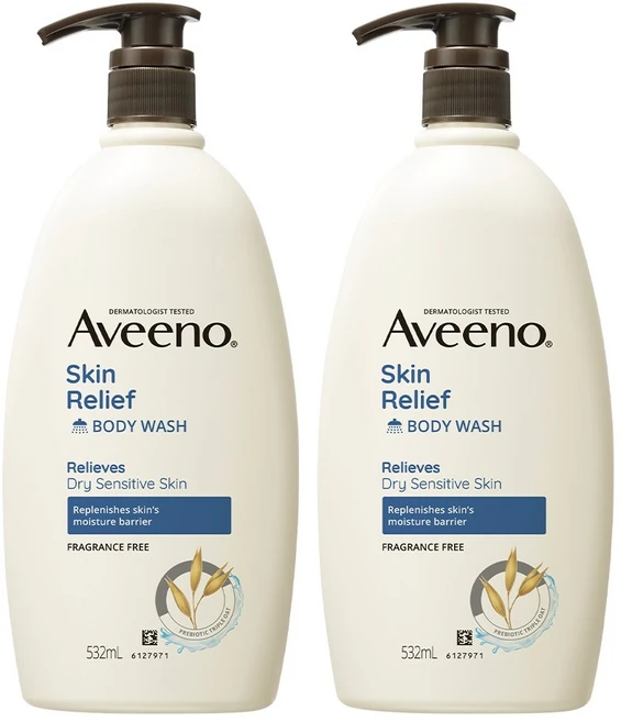 아비노 스킨 릴리프 바디워시, 532ml, 2개 - 쿠팡