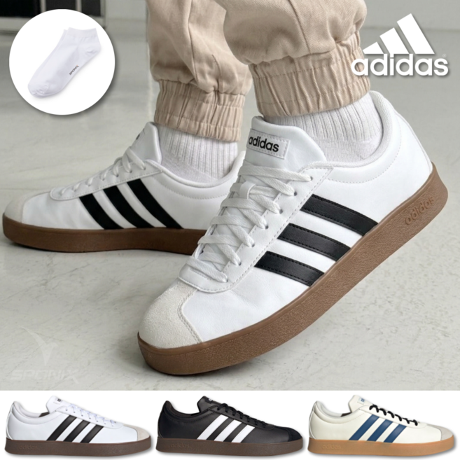 (매장정품) 아디다스 코트 베이스 삼바 스니커즈 남성 여성 운동화 신발 스포닉스 양말 세트
