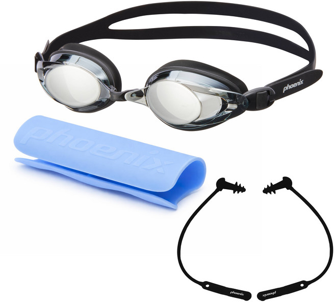 올인원 수영 초보자 추천세트 B, 1세트, 블랙