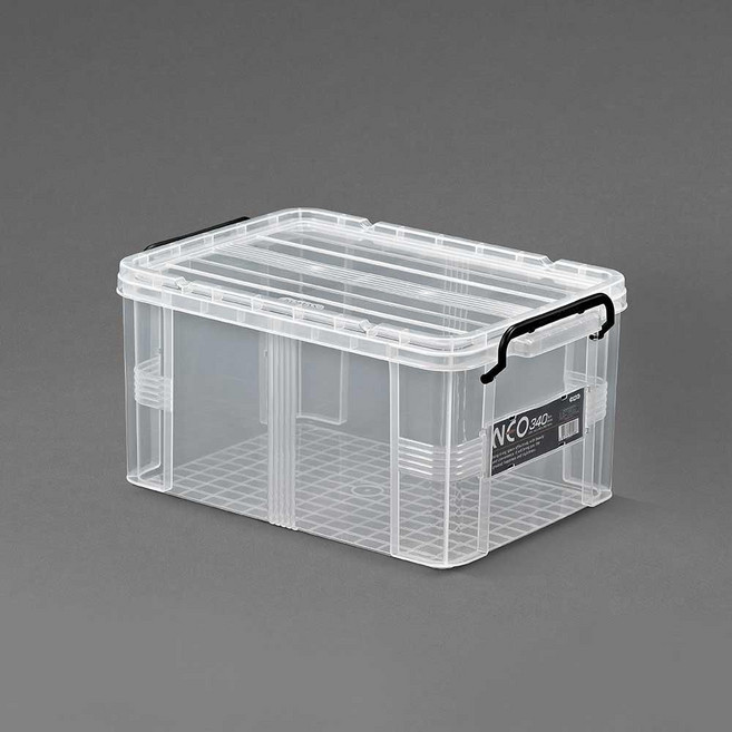 (주)코멕스산업 코멕스 리빙박스 34L 4개 상자 장난감 투명 수납 정리