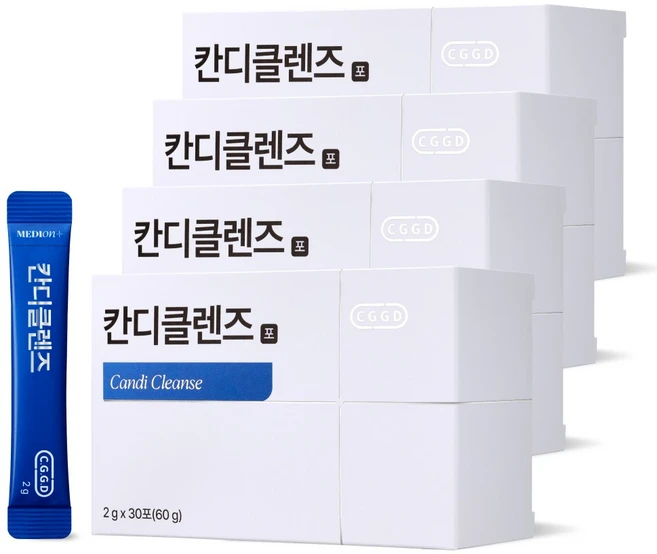 메디온 칸디클렌즈 30P 여성 칸디다 질염 이너케어 약국판매, 60g, 4박스 - 쿠팡
