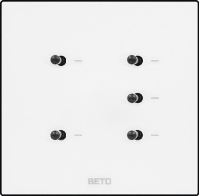 YC 전기 조명 베토 화이트 블랙 토글 1로 중 5구 스위치 신축 아파트 주택 호텔 사무실 빌딩 배선기구 베코