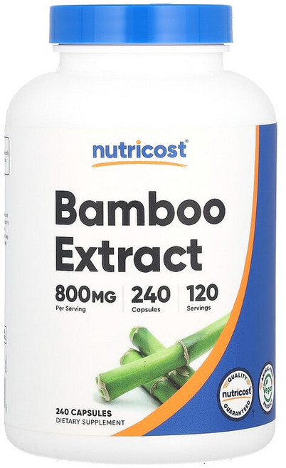 뉴트리코스트 대나무 실리카 추출물 캡슐 240정 (캡슐 1정당 400mg), 1개