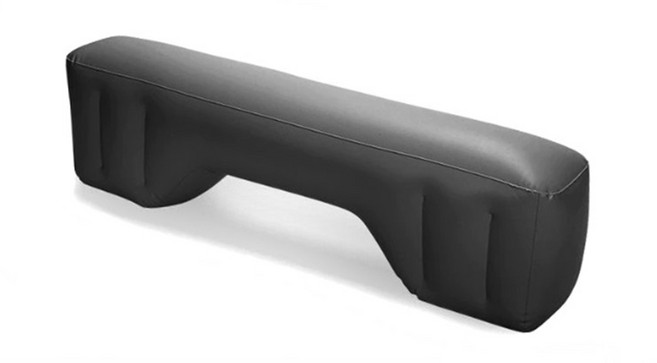 킹콩 차량용 뒷좌석 2열 롱타입 다리 에어매트 풋스툴 다리쿠션 매트 공기주입 차박 캠핑, 롱타입다리에어매트