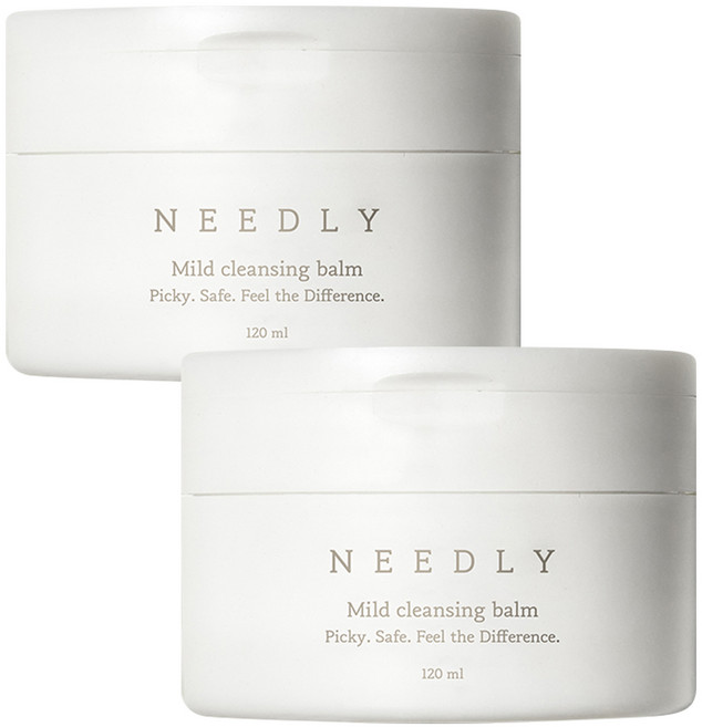 니들리 마일드 클렌징 밤, 120ml, 2개