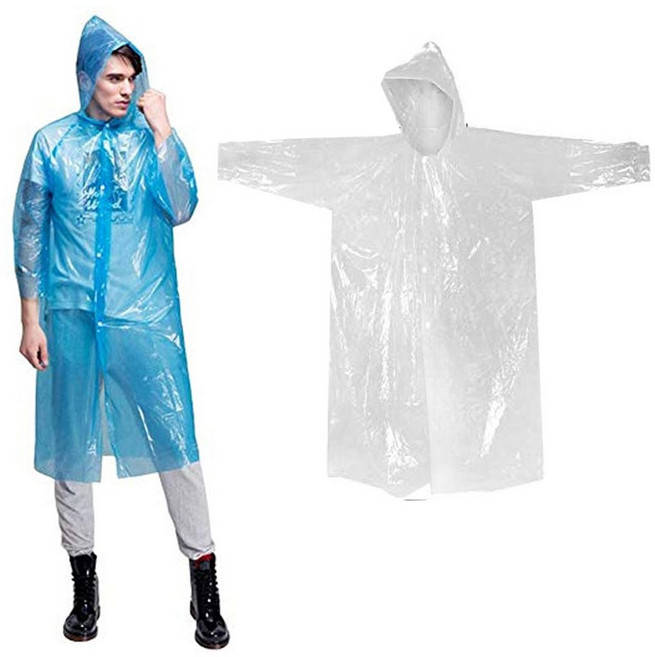 임의색상 일회용 우비 얇은 비닐 비옷 상의 우의, 본상품선택