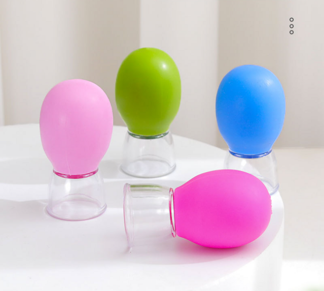 미사 마사지 컵 얼굴 마사지 리프팅 V라인 4개입, 로즈핑크, 1세트