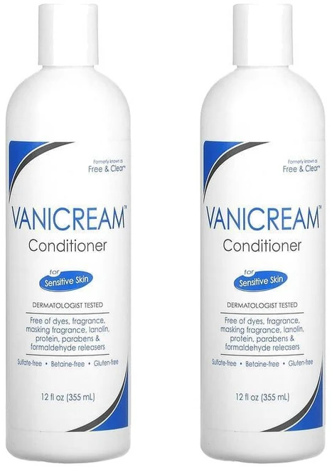 Vanicream 바니크림 프리 앤 클리어 컨디셔너, 2개, 355ml - 쿠팡