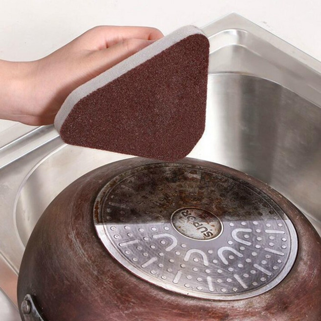 연마 탄냄비 미세철 요술 청소 사포수세미, 1개
