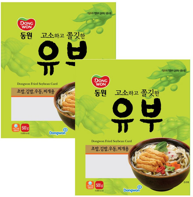 동원 냉동 유부 500g (무료배송), 11개