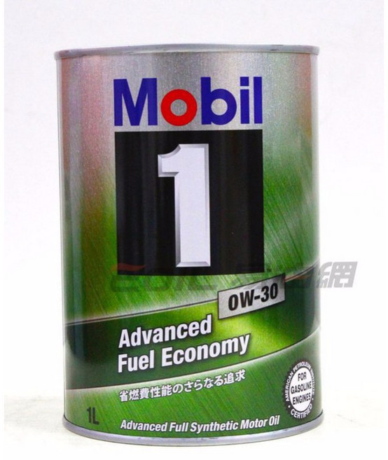 易油網 Mobil 1 0W30 1L 鐵罐機油 日本公司貨 油電車專用 省油配方, 1個