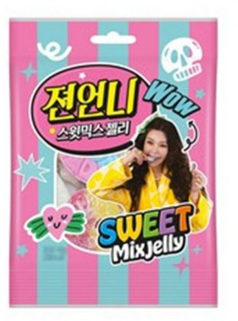 더스위트 스윗믹스젤리 유튜브 틱톡 편의점간식, 2개, 130g