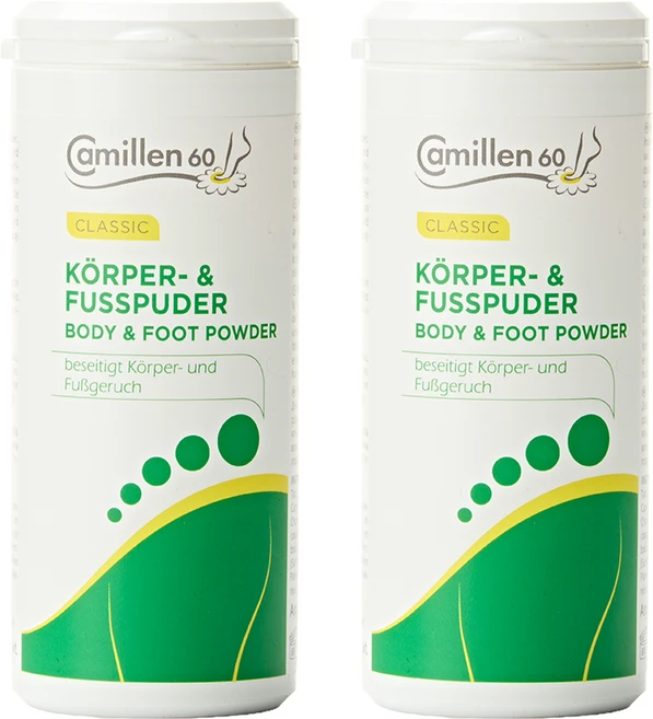 독일 카밀렌60 바디 풋&파우더 땀냄새제거제 데오드란트, 2개, 100g - 쿠팡