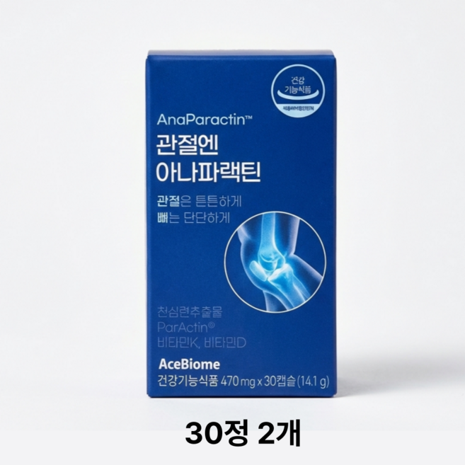 관절엔 천심련 파랙틴 60정 아나파랙틴 MSM 글루코사민 파렉틴, 1개