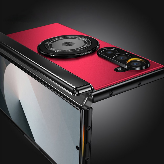 모든지 갤럭시Z 폴드7 케이스/F966 맥세이프 스핀링 글라스 힌지보호 케이스