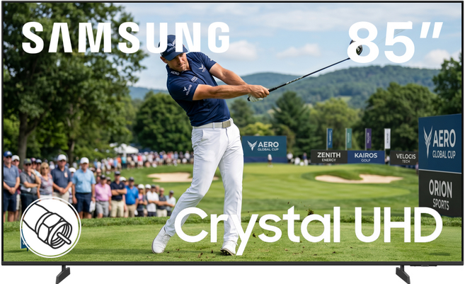 삼성전자 4K Crystal UHD TV, Crystal 스마트 TV, 방문설치, 벽걸이형, 214cm(85인치)