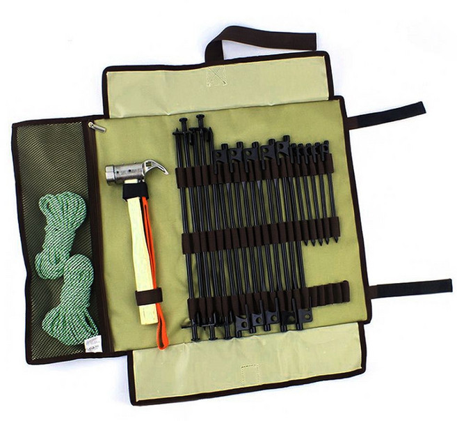 단조팩 수납백 파우치 폴대 텐트 그늘막 천막 캐노피, 1개