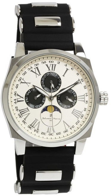 5 SM22105R-SSWHBK [살바토레 마라] 손목시계 문 페이즈 멀티 캘린더 기압 방수