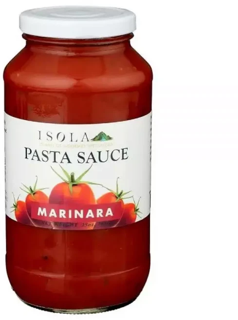 Isola 고메 토마토 소스 - 680.4g24온스 병 정통 이탈리아 마리나라 성분 설탕 무첨가 비건 GMO 프리 파스, 680.4g, 1세트