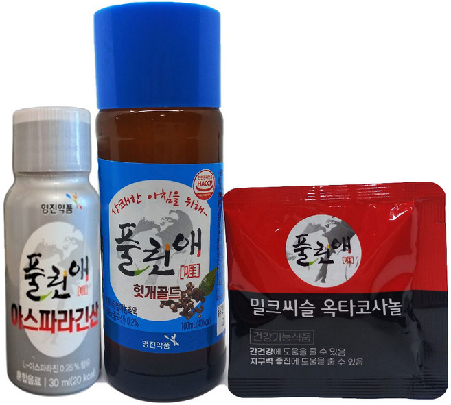 풀린애 헛개골드10세트 아스파라긴산 밀크씨슬옥타코사놀, 10개