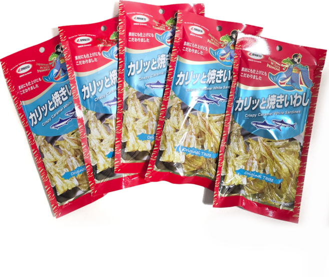 마루에스 크리스피 카라멜 화이트 사르딘 흰정어리 어포, 1개, 50g