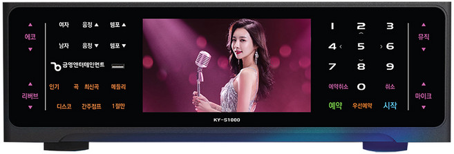 금영 KY-S1000 최신형 터치패널 업소용 가정용 노래 반주기 본체+곡목집 포함, 곡목집+리모컨
