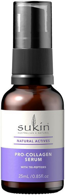 호주 수킨 Sukin Pro-Collagen Serum 내추럴 액티브 비건 스쿠알란 프로 콜라겐 세럼, 1개, 25ml