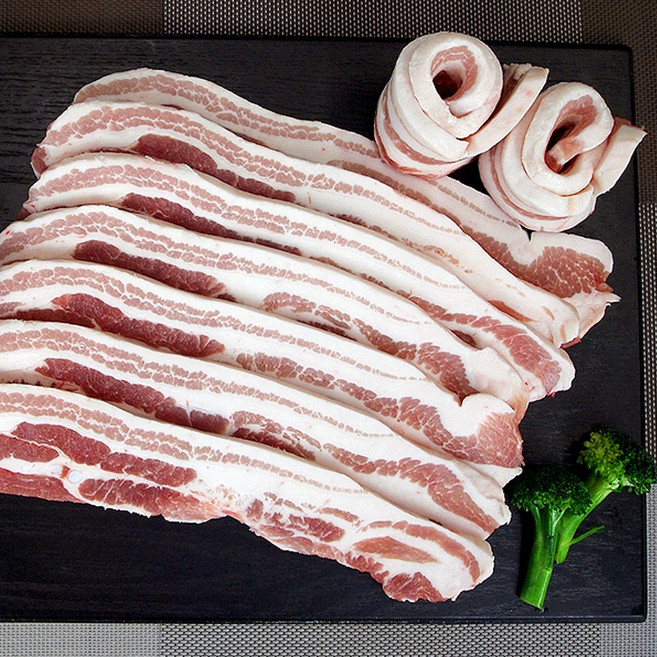 [으뜸한돈] 국내산 냉장 삼겹살 2kg (구이용) 500gX4팩, 4개