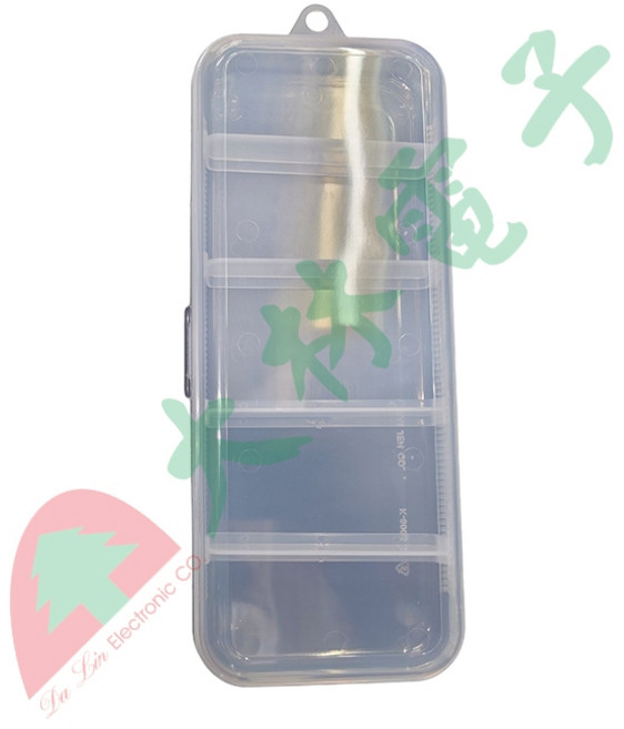 大林電子 收納盒 小集合 零件盒 零件收納 活動隔板 K-8005, 1個