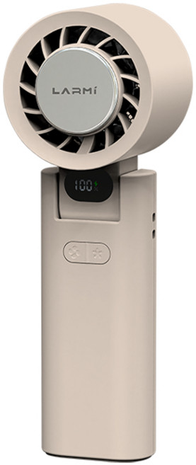 LARMI LMF08 手持製冷風扇 高速無刷風扇 暴力風扇 100檔, 奶茶