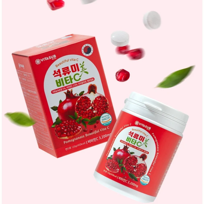 비타써브(VITA SUB) 석류미비타C, 1개, 120g - 쿠팡