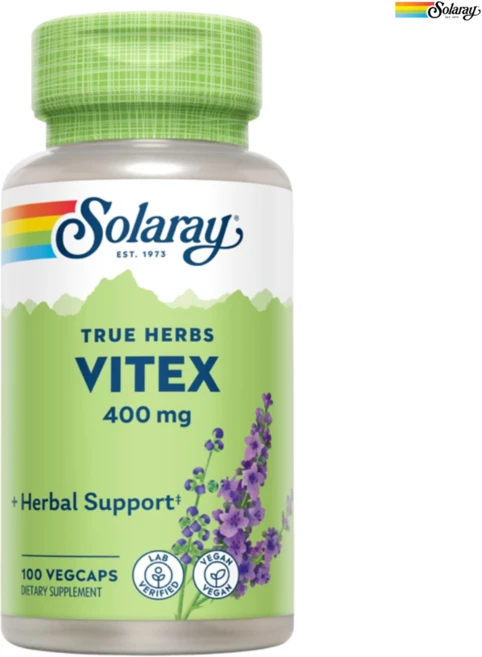 [100캡슐] 솔라레이 바이텍스 400 mg 식물성 캡슐 100정, 1개 - 쿠팡