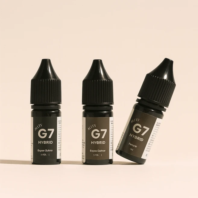 뉴 지세븐 하이브리드색소 눈썹컬러 반영구색소, 1개, 다크브라운 - 쿠팡