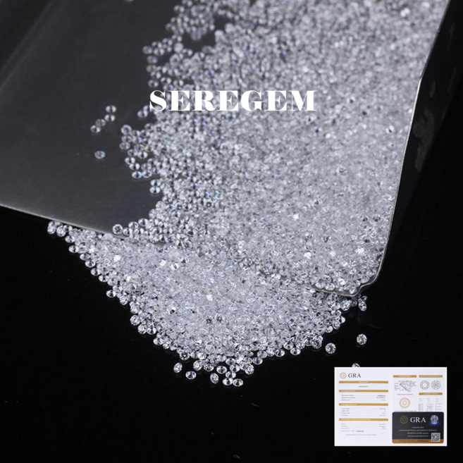SEREGEM 최상급 모이사나이트 브릴리언트컷 melee GRA인증서/D컬러/VVS1/EX/DIY/나석/루스스톤/랩다이아/랩그로운다이아몬드