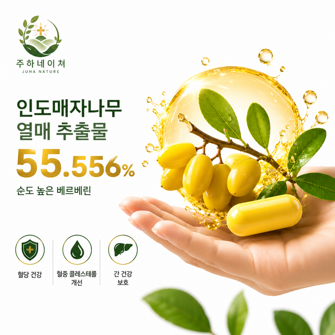 7위 - 뇨ydy베르베린500 혈행 밸런스 당 균형 데일리 포뮬러, 2개, 60정
