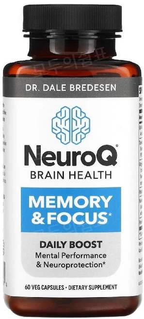 라이프시즌스 뉴로큐 메모리 포커스 60정 고투콜라 포스파티딜세린 브레인비타민 수험생 시니어, 1개 - 쿠팡