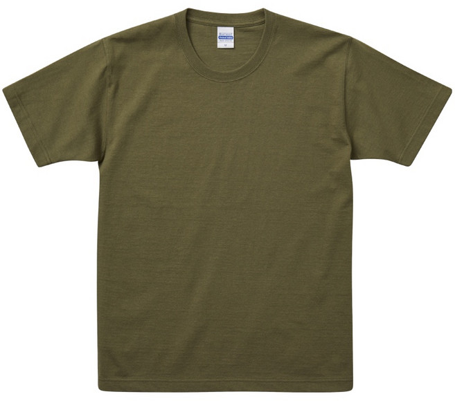 United Athle 7.1oz頂級重磅Tee 7色可選 休閒純棉短T 簡約素T流行款, 淺橄欖綠