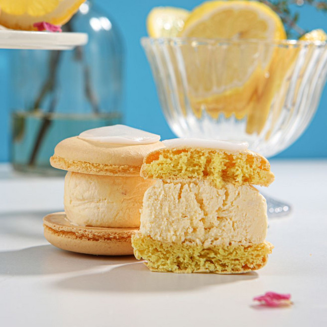 디디얌 수제마카롱(뚱카롱) 개별선택구매, 1개, 레몬(뚱카롱)