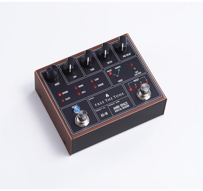 Free The Tone AS-1R AMBI SPACE DIGITAL REVERB 리버브 이펙터, 1개