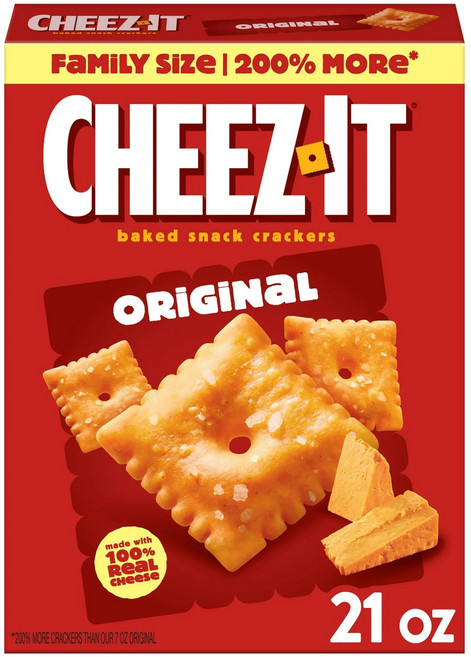 치즈잇 Cheez-It 오리지널 대용량 치즈 크래커, 595g, 1