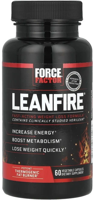 Force Factor LeanFire® 베지 캡슐 60정, ForceFactorLeanFire베지캡슐60정, 1개 - 쿠팡