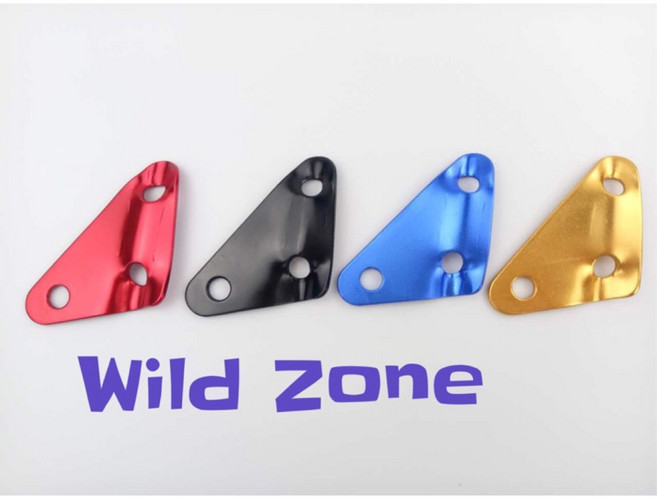 Wild Zone 營繩調節片 三角設計 8mm孔徑 鋁合金大尺寸