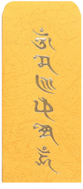 옴마니반메훔 부적봉투 100장묶음 택1, 1세트, 노랑 대