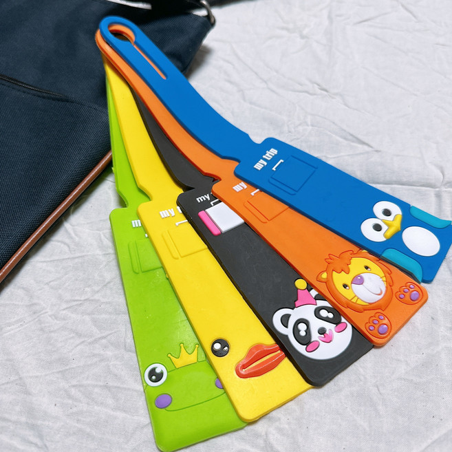 프리마 캐리어 어린이집 가방 캐릭터 네임택 5종