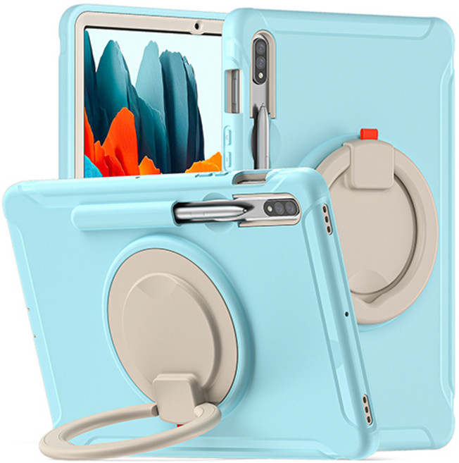 갤럭시 탭 수납 거치가능 심플디자인 탭케이스, P001-스카이블루