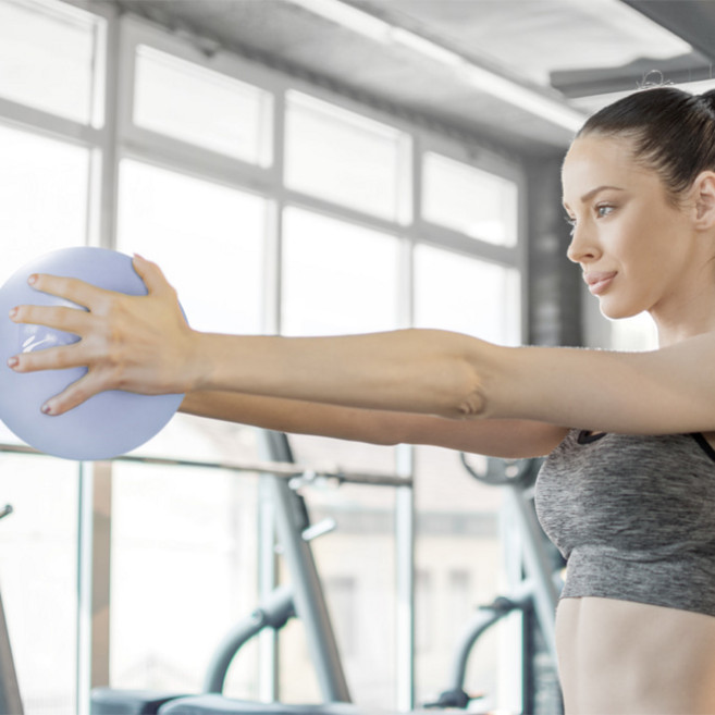 아이워너 안티버스트 앤 마사지 짐볼, 라벤더