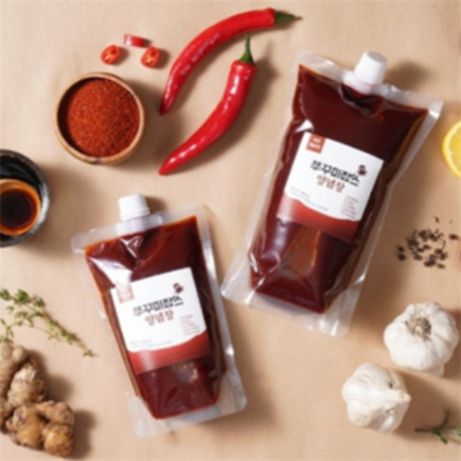 볶음요리 양념장 만능볶음양념장, 아주 매운맛-용기형 550g