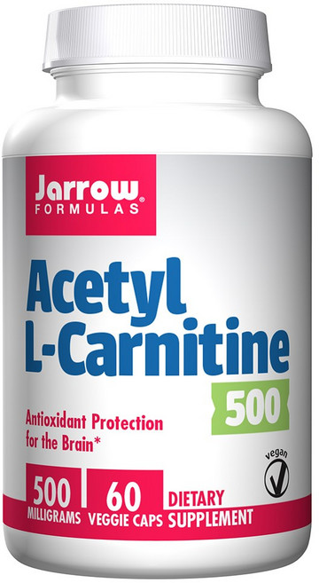 Jarrow FORMULAS 賈羅公式 乙醯左旋肉鹼素食膠囊 500mg, 60顆, 1罐