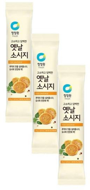 청정원 옛날 소시지, 250g, 3개